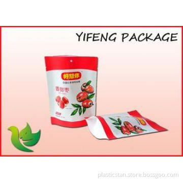 Reclosable Doypack Food Packaging Bags Gravure Printing Vin